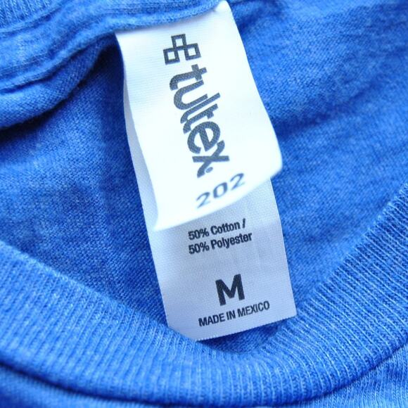 "Legalize it" Blue & Soft Short Sleeve Shirt Size: Medium - Picture 3 of 5